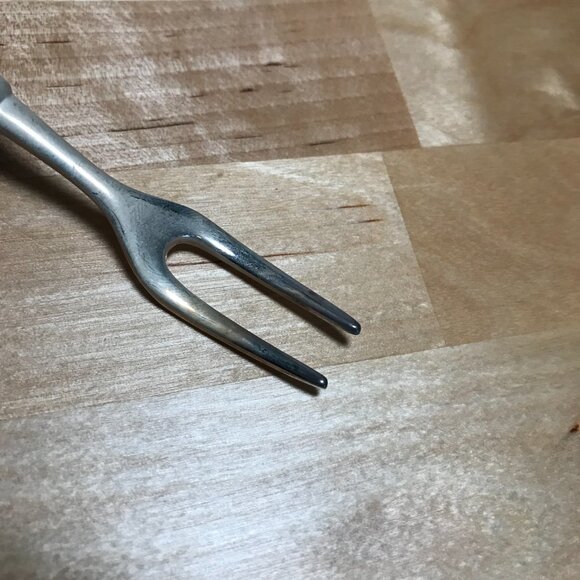 Vintage Wallace Silversmiths Silver Plated Holiday Christmas Santa Claus Fork - Picture 2 of 7